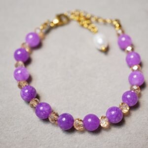 DSC01355 Chalcedony Stone Bracelet